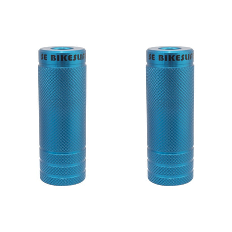 Se bikes Wheelie Pegs 14mm - 3/8` Blue 35mm Steel 98mm