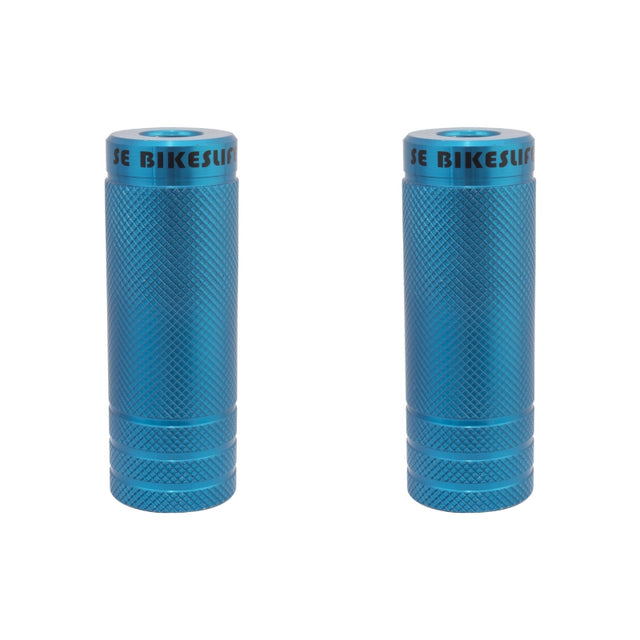 Se bikes Wheelie Pegs 14mm - 3/8` Blue 35mm Steel 98mm