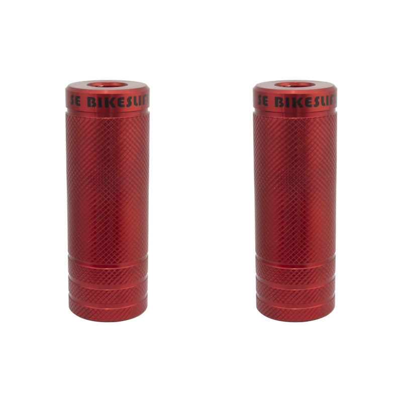 Se bikes Wheelie Pegs 14mm - 3/8` Red 35mm Steel 98mm