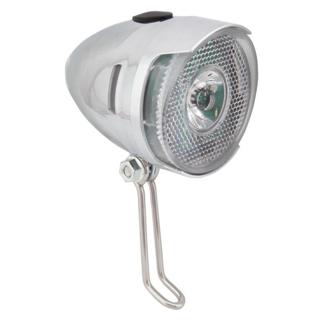 Pure cycles City Bike Head Lamp Silver 2 Front Brake Hole