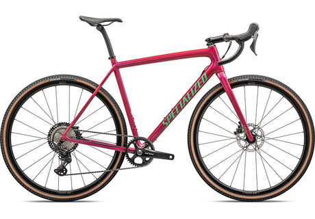 2024 Specialized Crux Comp Bike Gloss Vivid Pink/Electric Green 61