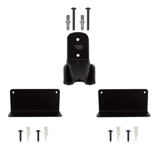 Pure cycles Pitched Single Bike Wall Rack  Black