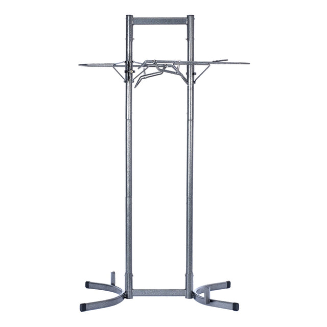 Delta Heavy Duty Two Bike Upright Stand  Up to 3.5` Tires 150lbs Grey HDRS6200