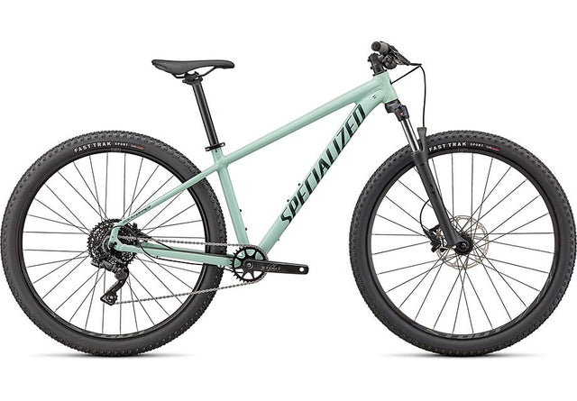 2024 Specialized Rockhopper Comp 27.5 Bike Gloss Ca White Sage / Satin Forest Green M