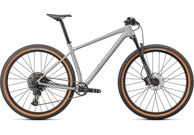 2024 Specialized Chisel Ht Comp Bike Satin Light Silver / Gloss Spectraflair Xs