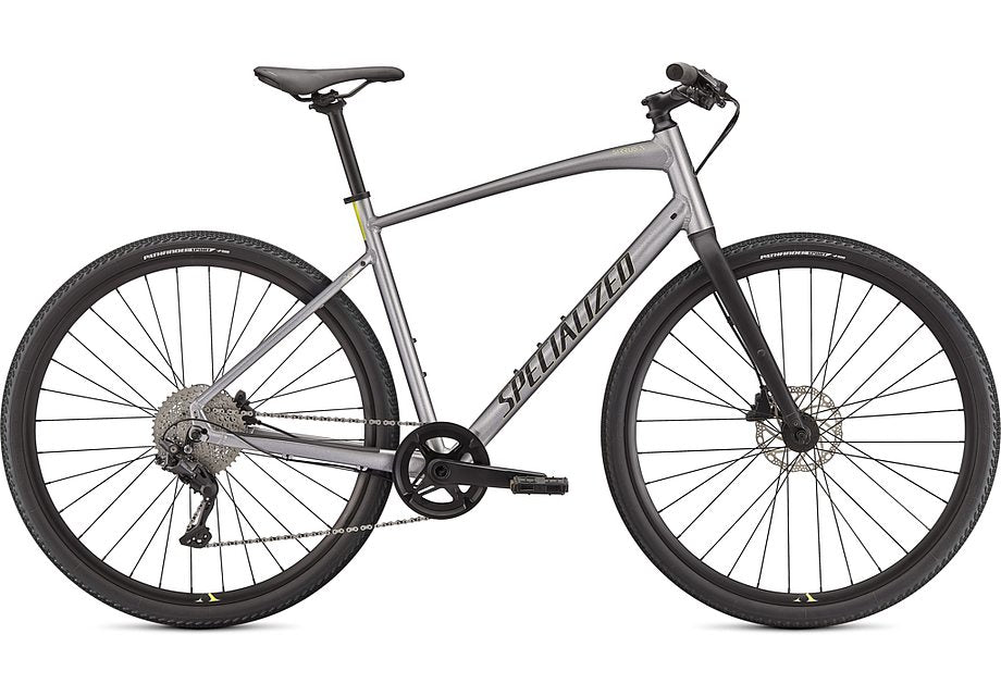 Specialized Sirrus X 3.0 Gloss Flake Silver / Ice Yellow / Satin Black Reflective Xxs
