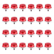 Sunlite Carded 1` Reflectors Red