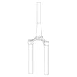 RockShox CSU for SIDB/RBA 2927+ 51 TPR BLK 11.4018.008.407