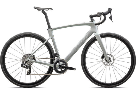 2025 Specialized Roubaix Expert Bike Gloss Dove Grey/Chameleon Lapis  61