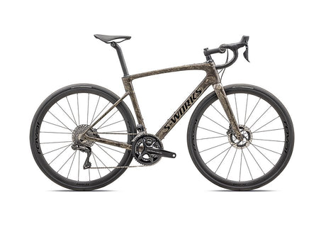 2026 Specialized Roubaix S-Works Di2 Bike Gloss Toupe / Gunmetal Strata / Charcoal 49