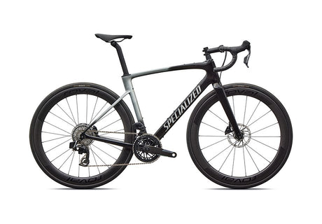 2026 Specialized Roubaix Pro Bike Gloss Carbon/Shadow Silver 49