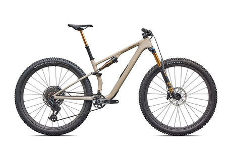 2026 Specialized Epic 8 Pro Evo Bike Satin Sandstone Metallic / Burnt Gold S
