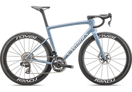 2024 Specialized Tarmac S-Works Ltd Bike Satin Gloss Glacial Metallic White Silver 54