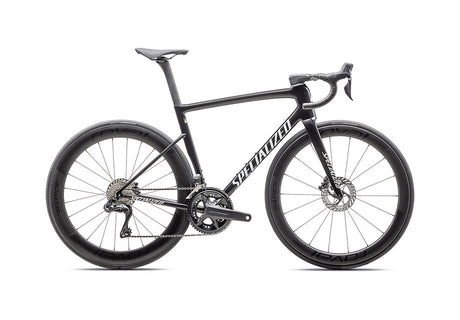 2025 Specialized Tarmac Sl8 Pro Udi2 Bike Gloss Carbon / Metallic White Silver 56