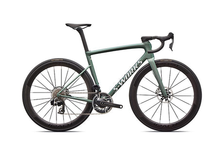 2026 Specialized Tarmac Sl8 S-Works Axs Bike Gloss Premium Fjord Metallic / White Metallic Silver 49