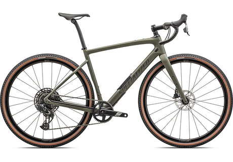 2025 Specialized Diverge Comp Carbon Bike Satin Oak Green / Smoke 58