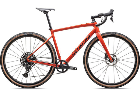 2025 Specialized Diverge E5 Comp Bike Satin Deep Orange / Deep Lake 52