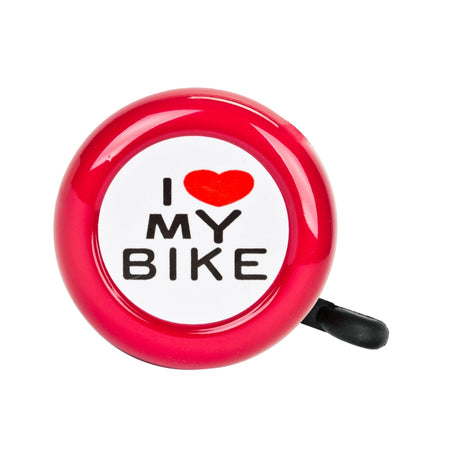 Sunlite I Love My Bike Bell Lever Red