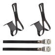 Sunlite Racing Toe Clips Large Black