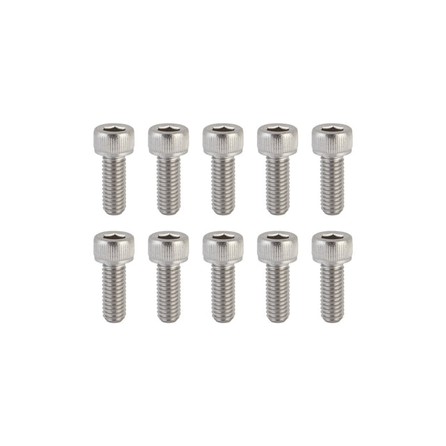 Sunlite Stainless Steel Socket Cap Bolts M6 x 16 M6x1mm TP Bag of 10