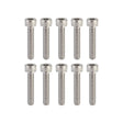 Sunlite Stainless Steel Socket Cap Bolts M5 x 25 M5x.80mm TP Bag of 10