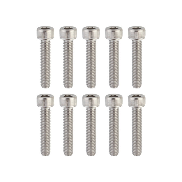 Sunlite Stainless Steel Socket Cap Bolts M5 x 25 M5x.80mm TP Bag of 10