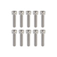 Sunlite Stainless Steel Socket Cap Bolts M6 x 25 M6x1mm TP Bag of 10