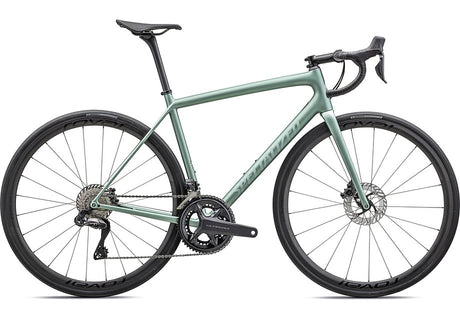 2023 Specialized Aethos Pro Bike Satin Metallic White Sage/White Sage 61