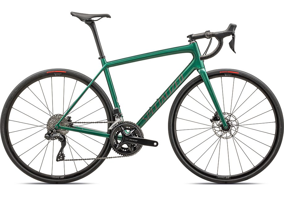 2024 Specialized Aethos Comp Bike Gloss Metallic Pine Green Smoke 61