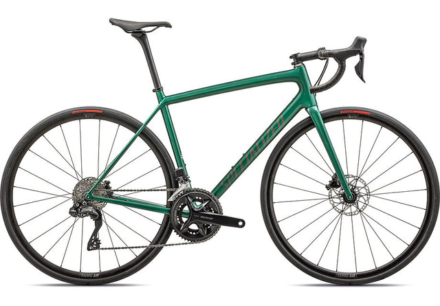 2024 Specialized Aethos Comp Bike Gloss Metallic Pine Green Smoke 61