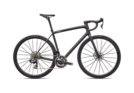 2026 Specialized Aethos S-Works Axs Bike Satin Carbon / Gloss Dolomite Metallic 52