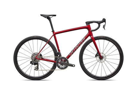 2026 Specialized Aethos Pro Axs Bike Gloss Red Sky / Chrome 54