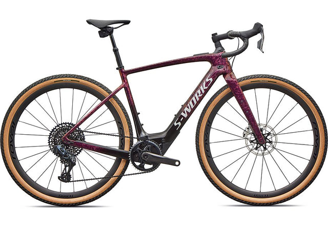 2026 Specialized Creo Sl S-Works Carbon Bike Gloss Bordeaux Metallic/Fade/Pearl Dry Impasto/Silver Dust 49