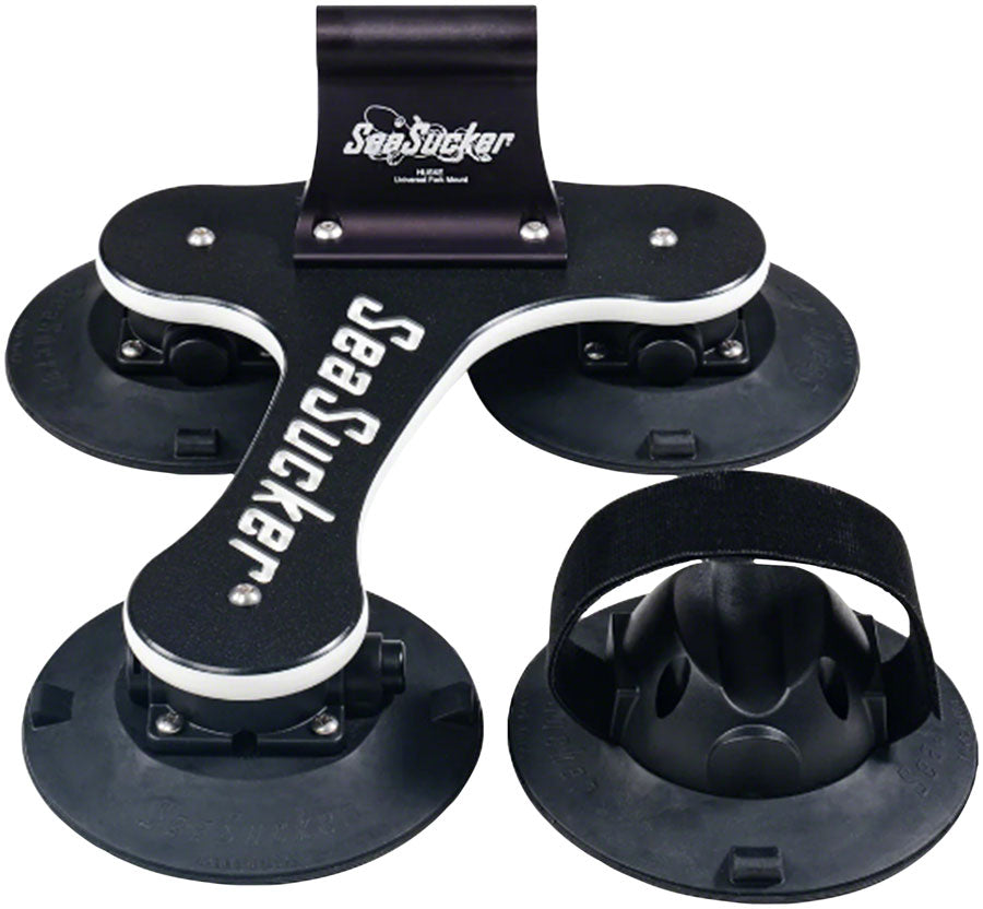 SeaSucker Talon 1-Bike Roof Rack - HUSKE QR Fork Mount Rear Wheel Holder BLK