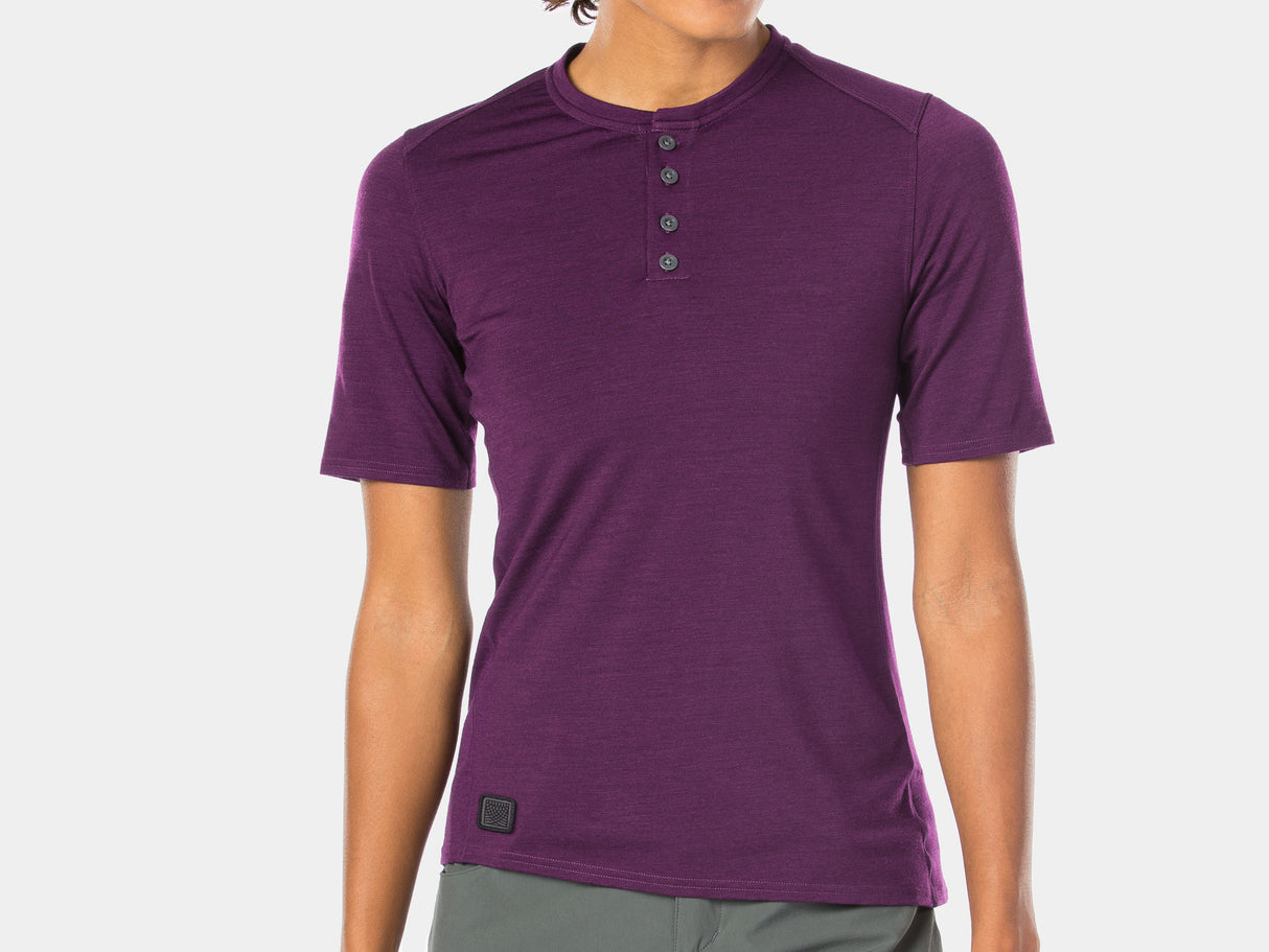 Shirt Bontrager Adventure Henley Women X-Large Mulberry