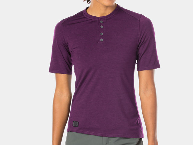 Shirt Bontrager Adventure Henley Women X-Large Mulberry