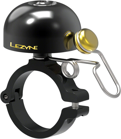 Lezyne Classic Brass Bell - Hard Mount Black