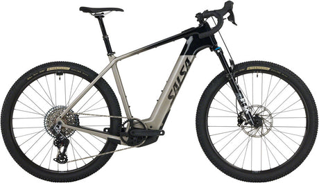 Salsa Tributary C Rival GX AXS Transmission SUS Ebike - 29" Carbon Charcoal/BLK X-Small