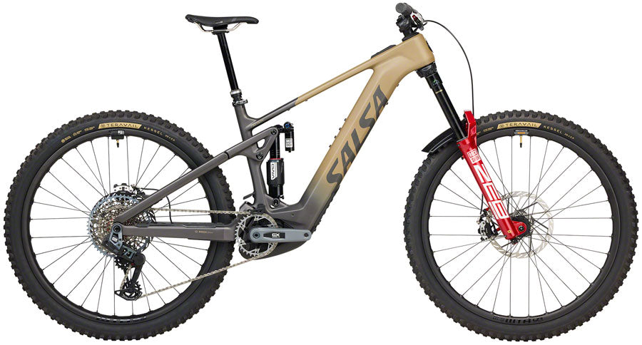 Salsa Notch C GX AXS Transmission Ebike - 29" Carbon Black / Walnut Small