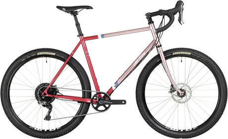 All-City Gorilla Monsoon Bike - 650b Steel GRX Hotberry Rhubarb 46cm