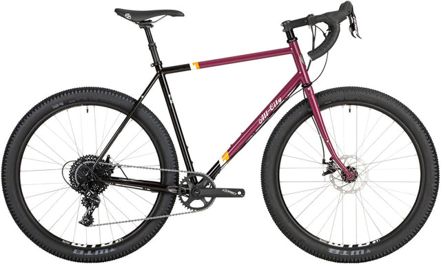 All-City Gorilla Monsoon Bike - 650b Steel APEX Charred Berry 49cm