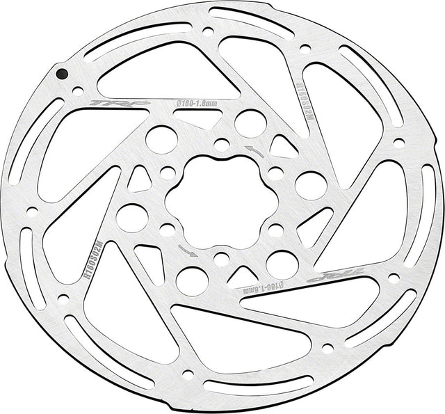 TRP R2 Disc Brake Rotor - 160mm 6-Bolt 1.8mm Rust Blocker Treatment Silver