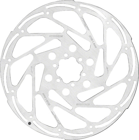 TRP R2 Disc Brake Rotor - 203mm 6-Bolt 1.8mm Rust Blocker Treatment Silver