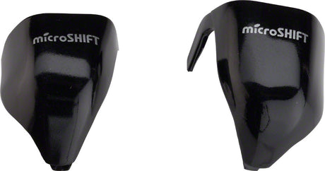 microSHIFT External Routing Drop Bar Lever Caps Black