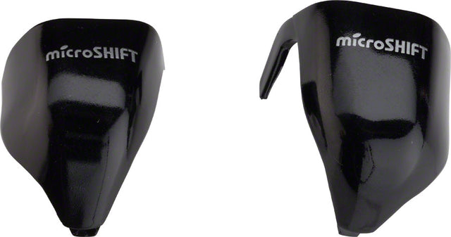 microSHIFT External Routing Drop Bar Lever Caps Black