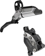SRAM Maven Ultimate Stealth Disc Brake Lever - Rear Post Mount 4-Piston Aluminum Lever Titanium Hardware BLK/Silver A1