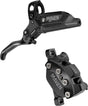 SRAM Maven Silver Disc Brake Lever - Front Post Mount 4-Piston Aluminum Lever SS Hardware BLK A1