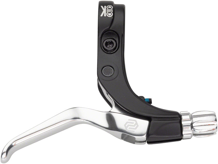 Promax Click V-Point Brake Lever - Long Reach Silver