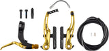 Promax P-1/Click V-Point Linear Pull Brake Kit - 108mm Gold