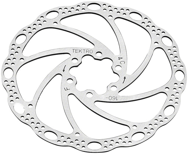 Tektro TR160-22 Disc Rotor - 160mm 6-Bolt 1.8mm Thickness